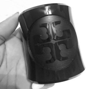 Black Tory Burch cuff super cute